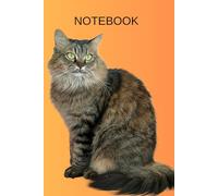 Notebook: Cat Animals Notebook Wide Ruled 160 Pages Cover Matte for Girls Boys Women and Men
