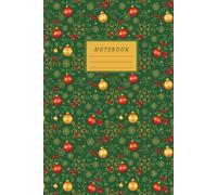 Notebook Christmas 2026: Regal Crimson and Gold Festive Pattern for Writing and Planning
