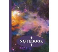 Notebook: Classic Composition Book - 100 Wide Ruled Pages, 7.5" x 9.75", Durable Cover - Ideal for School, Journaling, or Daily Notes, Universe Notebook.