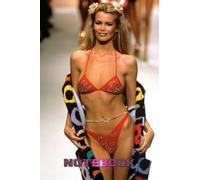 Notebook : Claudia Schiffer Notebook for Writing Journal, Thankgiving Notebook , Christmas , Newyear Idea #33