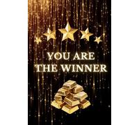 Notebook, Collage Ruled 120 pages, lined Journal 6x9: You Are The Winner