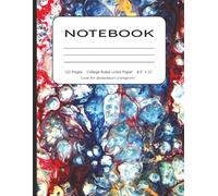 Notebook: College Ruled Lined Paper | 8.5 x 11 Fluid Cell Cover | For Students, Researchers, and Professionals in Life Sciences, Medical, Art and Design