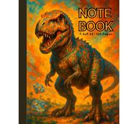 Notebook: Cool T-Rex Dinosaurs pattern Composition Notebook. 120 pages Wide Ruled Book 7.5 x 9.25 | Cute Journal For School, College, Office, Work | Wide Lined
