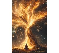 Notebook: Cosmic Tree of Light: A Spiritual Journal for Mindfulness, Meditation, Journaling & Creative Writing | 6x9 Hardcover, 150 Pages
