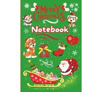 Notebook: Cute and Festive Christmas Puppies Theme