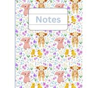 Notebook Cute Baby Farm Animals Cover: Adorable Watercolour Baby Farm Animals Notebook 120 lined pages