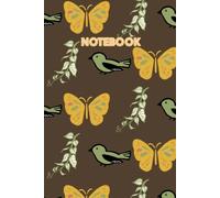 Notebook | Cute Bird and Butterfly Notebook: College Ruled Lined Journal: Cute Retro Botanical Writing Diary for School, Work, and Personal Journaling