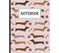 Notebook: Cute Dachshund Dog Lined Notebook - Journal - Composition Notebook, Perfect Gift Idea for Dachshund Lovers.