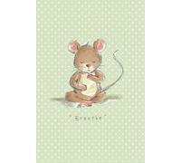 Notebook| Cute Diary | Journal with illustrated mouse cover - perfect for all ages 6 x 9" lined: For mindfulness, office, lists, studying and journalling