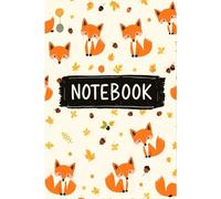 NOTEBOOK: Cute Fox Pattern Journal