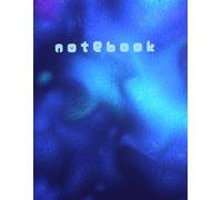 Notebook: Cute Galaxy Purple Blue Designed Note book with Graph Paper | For Girls and Teens to Study Doodle or Journal | 140 pages of 8 x 11” Quad ruled paper
