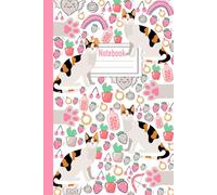 Notebook: Cute Gift For Calico Cat Lovers - 110 Pages - 6 X 9 Inc