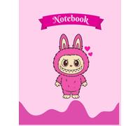 Notebook: Cute Kawaii Notebook, Wide Ruled, 7.5 x 9.25 inches, 100 Pages For Teens, Students, And Study Notes