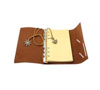 Notebook de recargable - A6 Vintage Journal Binder, Sketch Diary | Planificador de escritura compacta con estilo artístico para mujeres, bloc de bolsillo para dibujo, notas y expresión creativa