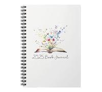 Notebook de seguimiento de lectura de diario de Halloween, cuaderno de encuadernación de doble bobina portátil, planificador de notas para planificación diaria, 148 x 210 mm, inspiración para