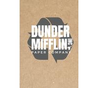 Notebook: Dunder Mifflin The Office Ruled Line Paper TV Show Merchandise: Lined Planner Diary Journal College High School University Writing Notes Funny