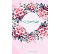 Notebook: Elegant Flower-Themed Journal - 151 Lined Pages - Ideal for Writing, Class Notes, Lists, or Daily Thoughts - Fits in Purse or Backpack