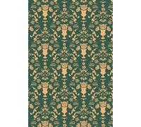 Notebook “Emerald Aurea”: Lined Journal, 110 pages, Dotted Line, Art Nouveau Motifs, Floral Details, Diary for Mindfulness & Relaxation, Planner