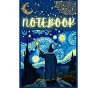 Notebook - Fantasy Starry Night: Fantasy themed notebook in the style of Vincent Van Gogh's Starry Night.