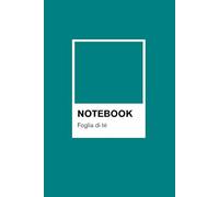 Notebook Foglia di Té: quaderno armocromia color palette a righe