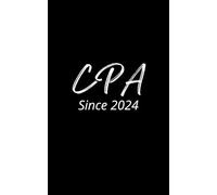 Notebook for 2024 New CPAs (Black): Gift Journal for 2024 Certified Public Accountant