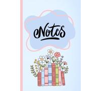 Notebook for Book Lovers: | 6 x 9, 100 Lined Pages with Custom Floral Interior | Cozy Journal Reading Diary