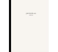 Notebook for Daily Writing, Goal Tracking, Self-Reflection & More: Minimalist 200-Page Lined Paperback Journal