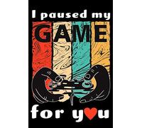 Notebook for gamer: 120 pages, dotted, 6x9, vintage gift for gamer lover valentines day