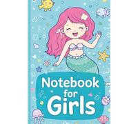 Notebook for Girls: Cute Mermaid Notebook with Lined Pages and a Bonus Coloring Page