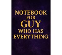 Notebook for Guy Who Has Everything | A5 Grid Notebook - 120 Pages - Elegant Purple Cover: Perfect Gift for Birthdays, Christmas, Anniversaries, Graduation & Special Occasions