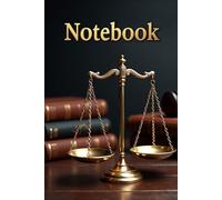Notebook for Law Students with Numbered Pages: Structured Journal for Case Notes, Lectures & Legal Study