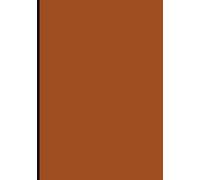 Notebook for School and Office, Solid Brown, 50 Pages: For Students or Professionals