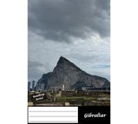 Notebook for School or Personal Use - 50 double-sided sheets, College Rule, 6x9 inch pages giving you 100 pages total: Roadtrip series: This photo ... Gibraltar Part 1