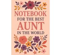 Notebook for the Best Aunt in the World | Cute & Practical Squared Grid Notebook: 120 Pages, Glossy Cover - Perfect Gift for Your Amazing Aunties, Aunt Birthday | from Niece | from Nephew