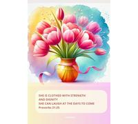 Notebook for Women and Girls with the Bible Verse on the Cover: Floral Journal for Christian Women; Christmas Gift