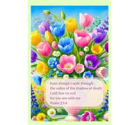 Notebook for Women and Girls with the Bible Verse on the Cover: With God on our side, who can stand against us - Romans 8:31: Floral Journal for Christian Women and Girls ; Tulips