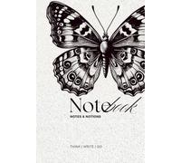 NOTEBOOK FOR WOMEN: Vintage Butterfly Lined Journal: Notes & Notions | 6x9 Aesthetic Notebook for Women & Creative Minds | 100 Pages for Planning, Thoughts & To-Do Lists (Think | Write | Do Series)