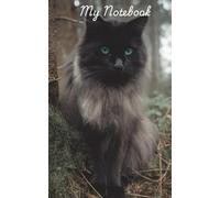 Notebook Forest Cat: 5x8 LIned Notebook With Twelve Month Overview, Use For Notes, Journal, Lists, Reminders And Important Dates