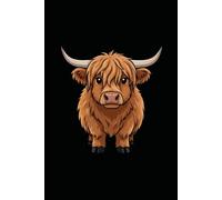 Notebook Highland cow calf, lined book to write in ,120 pages lined ,softcover with funny highland cattle: Beautiful Highland Cow Cover | Softcover ... Planning, School, College and Office