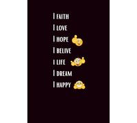 Notebook: I fight, I love, - Notes, Journal Planner, Lined Paper, 110 Pages, 6" x 9" Inches