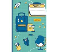 Notebook I like going to school.: A Fun and Cheerful Notebook for School Adventures! , 6" x 9" convenient size, 124 lined pages