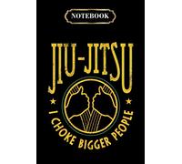 Notebook: Jiu jitsu i choke bigger people mma bjj submissions vintage Notebook|6x9(100 pages)Blank Lined Paperback Journal For Student|Jiu jitsu ... Jounal|Jiu jitsu Gifts| Composition Notebook