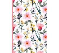 Notebook Journal for Women, 200 Pages Lined Notebooks A5 Thick Paper, College Ruled Notebook for Writing Work School, Wildflower Garden