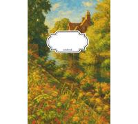 Notebook Journal House By The River: 110 Pages, College Ruled, Lined, 6x9in/15.24x22.86cm