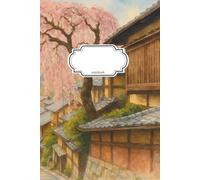 Notebook Journal Japanese Street: 110 Pages, Lined, 6x9in/15.24x22.86cm