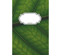 Notebook Journal Leaf Vein: 110 Page, Lined, 6x9in/15.24x22.86cm