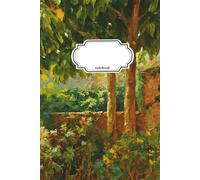 Notebook Journal Small Garden: 110 Pages, College Ruled, Lined, 6x9in/15.24x22.86cm