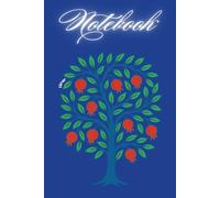 Notebook: Kurdish style Pomegranate Tree: Aesthetic Notebook: Lined Journal for Writing, Sketching, School, or Gifts. Middle Eastern Folk Art Inspired.