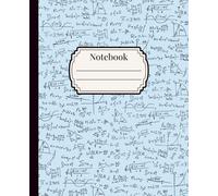 Notebook: Light Blue Math Notebook 120 Pages, 7.25" x 9.5", School Journal, Note Organization; For Students, Teachers, School, Homeschooling, Classroom