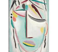 Notebook - Lined, 100 Pages | Cover Art: Alexej Von Jawlensky "Saviour's Face": A thoughtful gift or personal companion for capturing thoughts, ... with a touch of expressive art history.